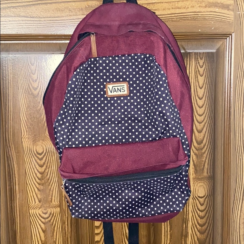 Polka dot Vans backpack